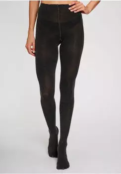 Lavana by Otto Strickstrumpfhose mit extra Zwickel anthrazit meliert