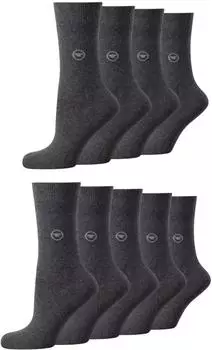 Tom Tailor Basic Damen Socken anthrazit