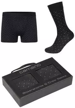 Camano Comfort Business Socken Geschenkset (69203648) schwarz/castlerock