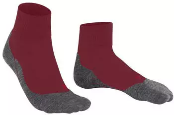 Falke TK5 Kurze Wandersocken aus Merinowolle-Mischgewebe cranberry-black