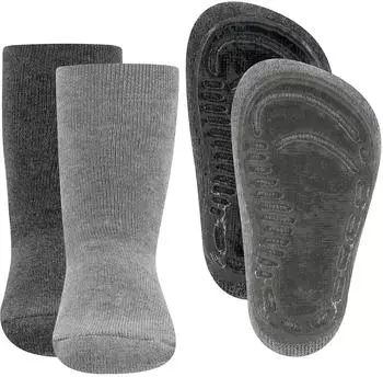 Ewers Stoppersocken grau/hellgrau