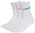 Adidas Linear Crew Cushioned Socks 3 Pairs