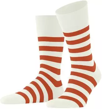Falke Sensitive Mapped Line Herren-Socken (12589) wei&szlig;