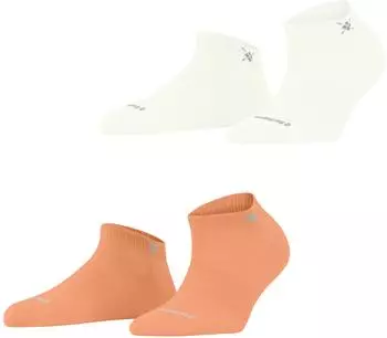 Burlington Damen Strick Füßlinge Everyday Doppelpack (22051) peach
