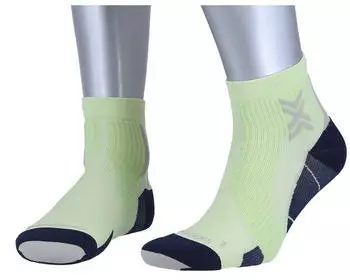 X-Socks Run Perform Ankle Laufsocke (XS-R7PMS24M-E045) neon limegr&uuml;n/schwarz