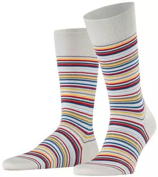 Falke Flash Rib Socken silber