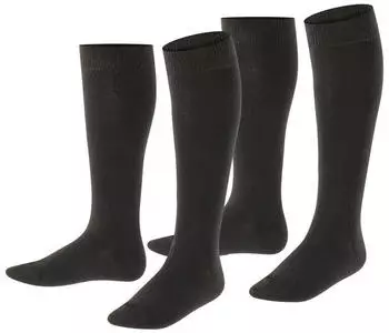 Esprit Foot Logo Multipack K Kh Kniestr&uuml;mpfe (17001) schwarz
