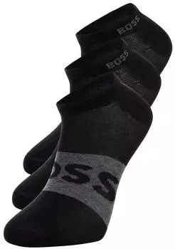 Hugo Boss 3P AS Logo CC Sneakersocken (50543482) schwarz 001