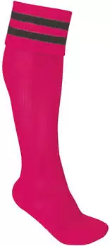 Proact Sportswear Gestreifte Sportsocken sporty pink/dark grey
