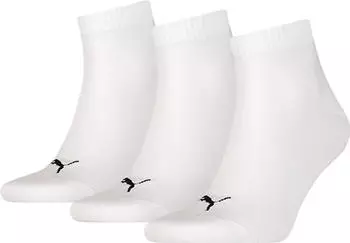 Puma Quarter Socken 3er-Pack wei&szlig;