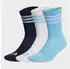 Adidas Knee Sock 2P Kniestrümpfe (KE5504) hellblau/dunkelblau/weiß