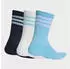 Adidas Knee Sock 2P Kniestrümpfe (KE5504) hellblau/dunkelblau/weiß