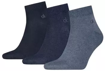 Calvin Klein CK Men Quarter Kurzsocken denim