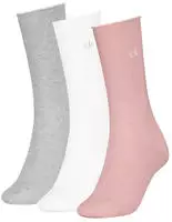 Calvin Klein Damen Socken Rolltop 3er Pack - pink - 35|36|37|38