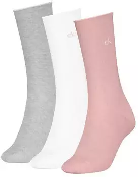 Calvin Klein CK Women Sock Rolltop mit Rollbund (75828427) hellrosa/pink