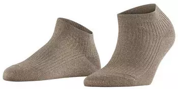 Falke Shiny Rib Sneaker Socken grau terra