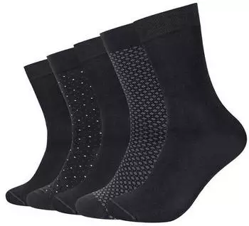 Camano 4er Pack Online ca-soft tex wool Socken (43741649) schwarz mix
