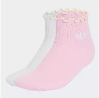 Adidas Ruffle Quarter Socken frozen purple/off white/orchid fusion