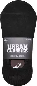 Urban Classics No Show Socks 10-Pack Füßlinge (TB5180) schwarz