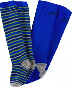 McKinley Rigo Ski Socken 2er-Pack (205956) dunkelblau/grün