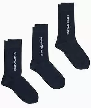 Emporio Armani 3-Pack Short Socken (EM000554) armani blue/blue/bl