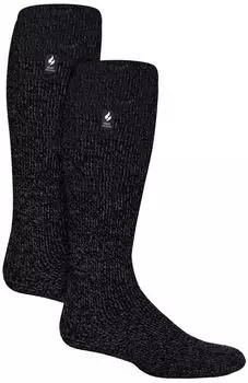 Heat Holders Extra Lange Kniehohe Skisocken 2er-Pack (43226460222) holzkohle