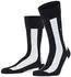 Burlington Retro Lines Socken black (3000)