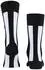 Burlington Retro Lines Socken black (3000)