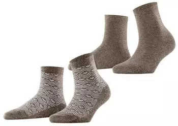 Esprit Heart Pattern Multipack W Sso (17612) nutmeg melange