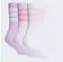 Adidas 3-STREIFEN DÄMPFENDE SPORTSWEAR CREW SOCKEN 3 PAAR Powder Plum / White / Ice Lavender (KD1721)