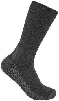 Carhartt Force Grid Synthetic-Merino Lange Socken carbon heather