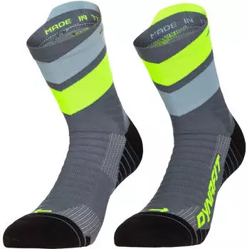 Dynafit Ultra Mid Socken grey/yellow