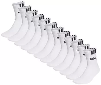 Adidas Cushioned 3S Linear 12er Pack Sneakersocken (TB_EBB51-12P-w-L) wei&szlig;