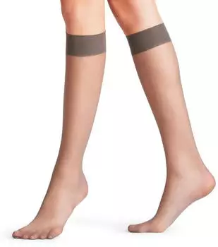 Falke Seidenglatt 15 DEN Kniestr&uuml;mpfe (41790) grau iron