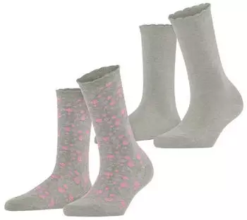 Esprit Flower Meadow 2-Pack Socken storm grey