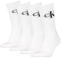 Calvin Klein Herren Socken, 4er Pack - Sock Monogram 4P, Logo, Tennissocken,...