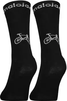 Maloja StalkM. Socken deep black ii