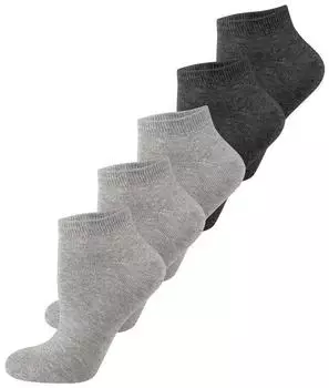 Nur Die Classic Sneaker Socken - hell-/dunkelgrau