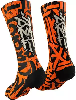 Dynafit Trail Graphic Visor Band orange/hellgrau/schwarz