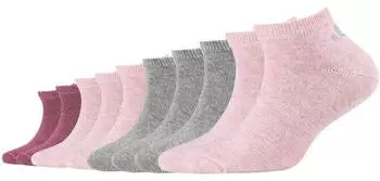 s.Oliver Sneaker Socken Essentials 10er-Pack (94572840) grau-rose meliert