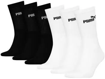Puma Elements Crew Sports Socks Unisex white/black