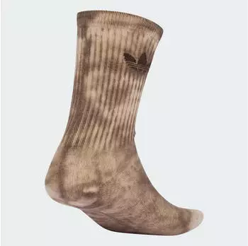 Adidas Tie Dye Crew Socken, 3 Paar off white / wonder beige / dark brown