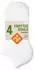 Nur Die Frotteesohle Sneaker Socks 4-Pack (DA-M0DIH-99-101-43-46) weiß