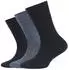 Camano 3er Pack Comfort Baumwoll Crew Socken (000003701) navy