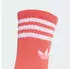 Adidas 3-Stripes Crew Socken 3er-Pack (KT9742) white/lucid pink/preloved scarlet