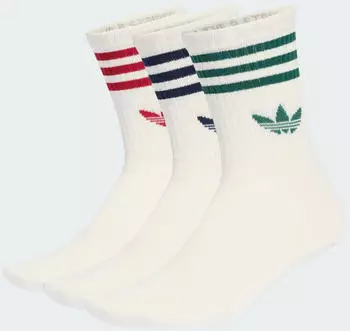 Adidas 3-Streifen Glitzer Crew Socken, 3 Paar (KQ9033) night indigo/team victory red/collegiate green