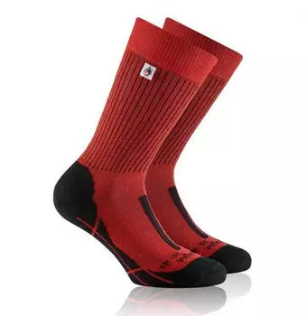 Rohner Trek-Light l/r Trekkingsocke antibakteriell rot