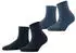 Esprit Plush W SSO Baumwolle Socken blau marine/blueberry peel