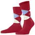 Burlington King Socken mit Logo-Detail rot/tropicana
