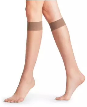 Falke Seidenglatt 15 DEN Kniestr&uuml;mpfe (41790) braun mushroom